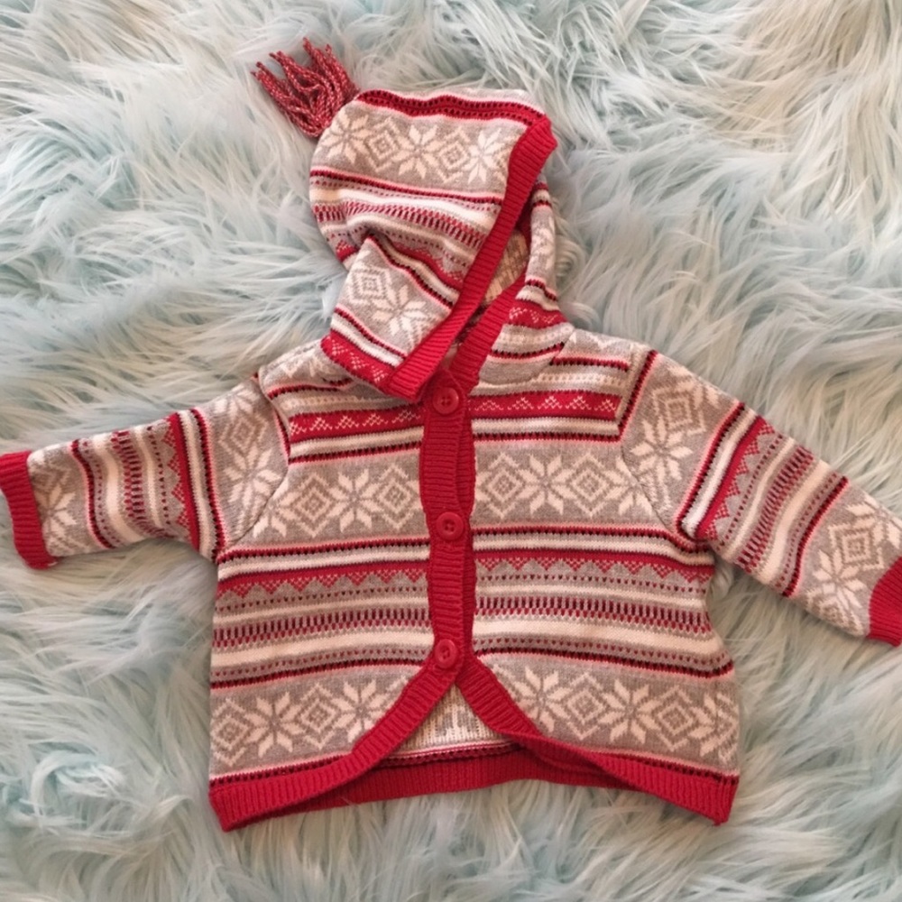 5/$25 Vintage Gymboree Fair Aisle Holiday Baby Sweater